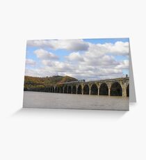 Amtrak at Rockville Bridge Greeting Card
