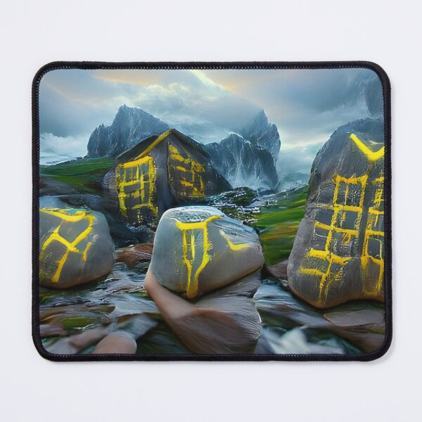 Item preview, Magical symbols on the stones designed and sold by digitalartpro.