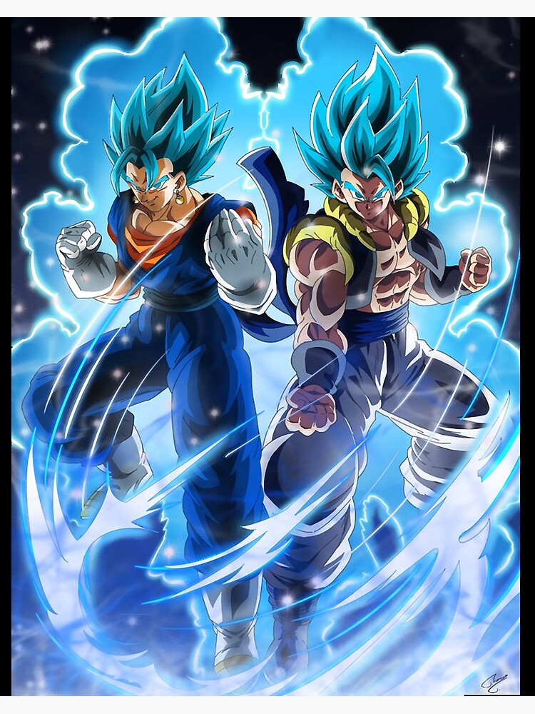 Gogeta Blue vs Broly | Art Board Print