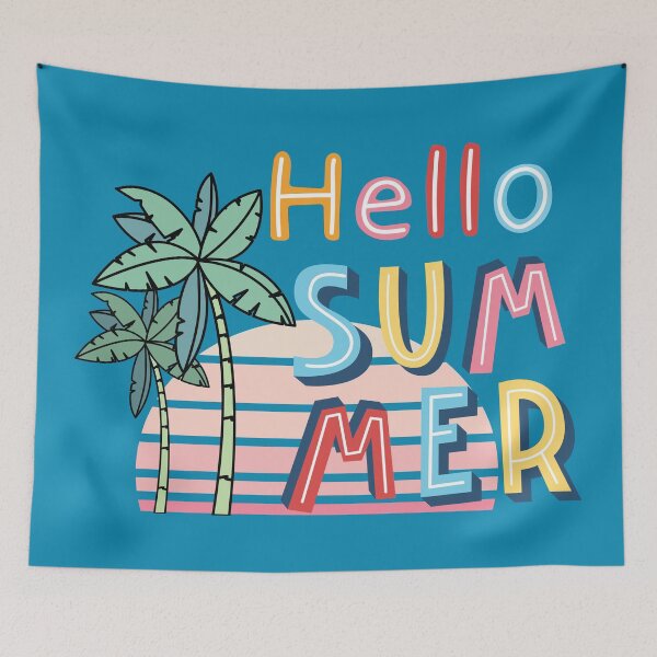 Item preview, Hello Summer the Island smells like summer designed and sold by onzpacesdesign.