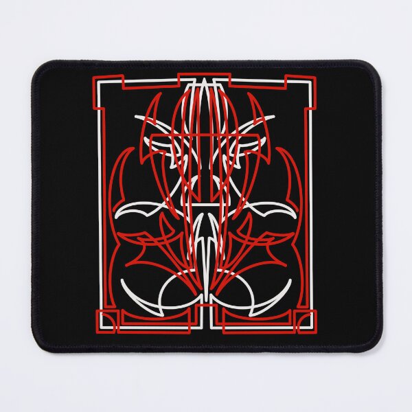 Item preview, Red Over White Square Pinstripe Design  designed and sold by Goose Motors.