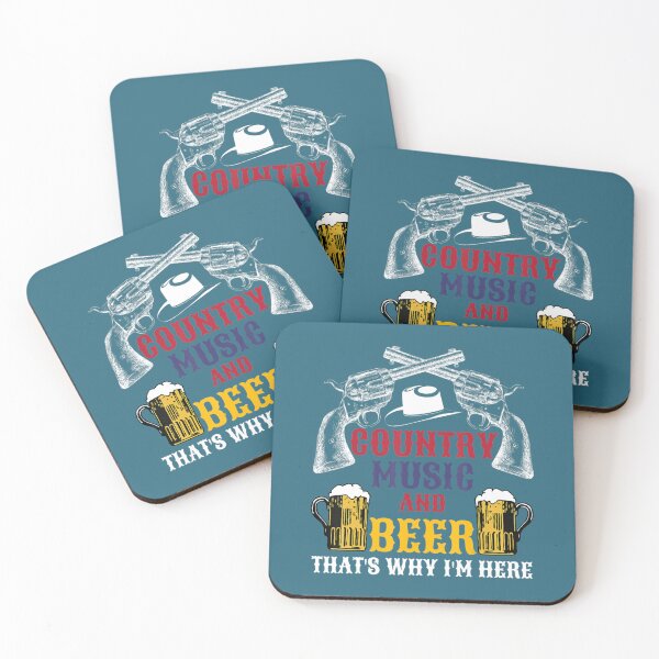 Item preview, Country Music And Beer That's Why I'm Here Vintage designed and sold by ZinEio.