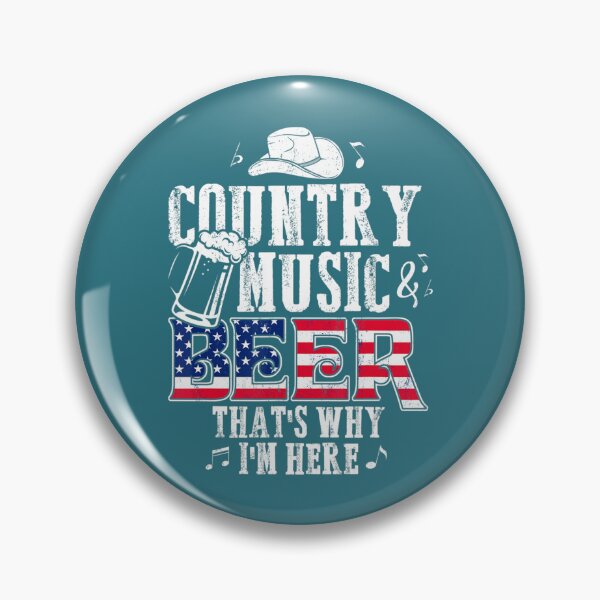 Item preview, Country Music And Beer That's Why I'm Here designed and sold by ZinEio.