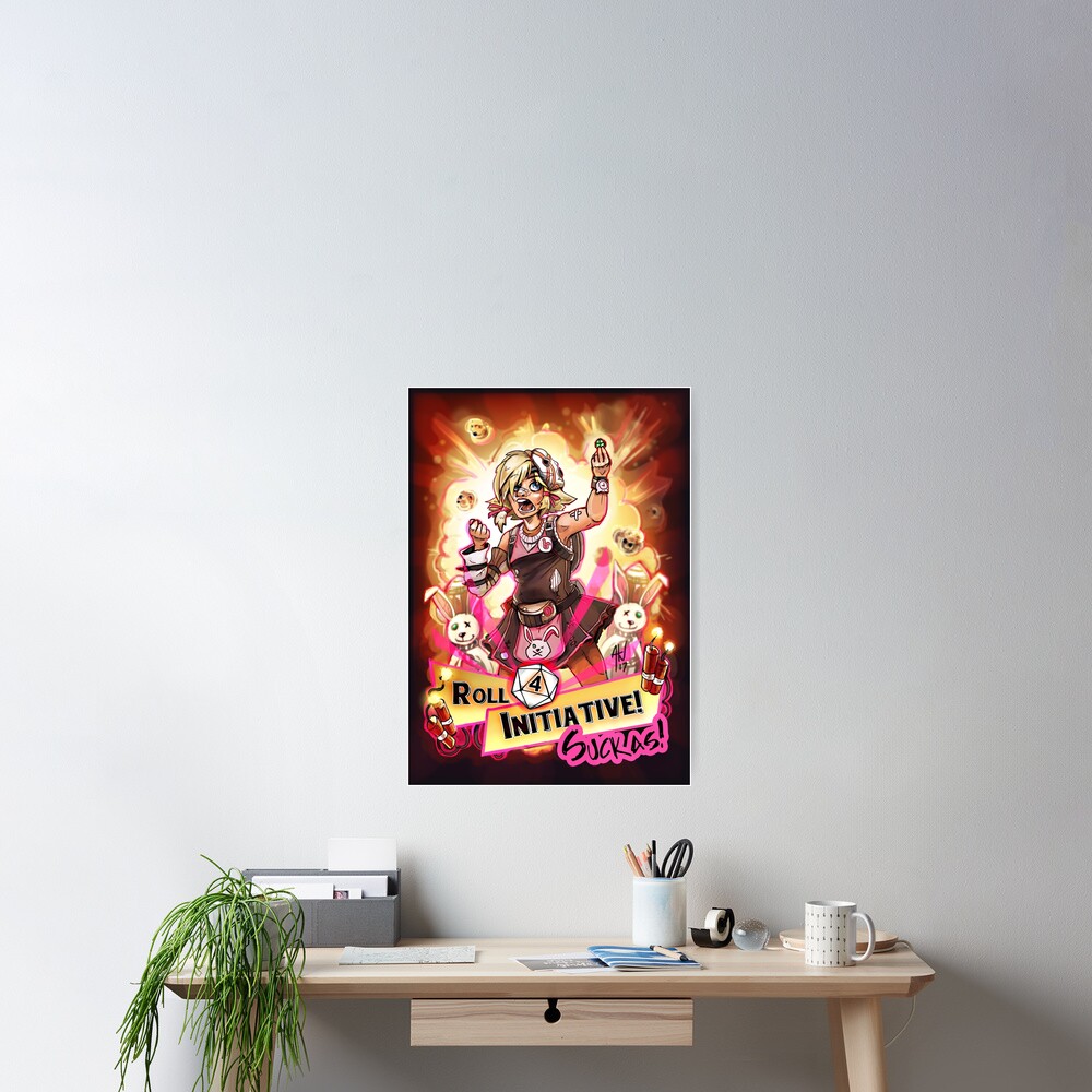 Roll for Initiative Suckas! Poster