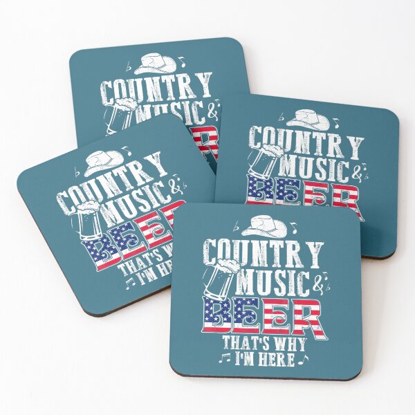 Item preview, Country Music And Beer That's Why I'm Here designed and sold by ZinEio.