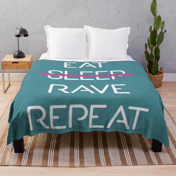 Artikelvorschau, Eat Sleep Rave Repeat-Edm Rave Elektro-Techno-Musik entworfen und verkauft von ZinEio.