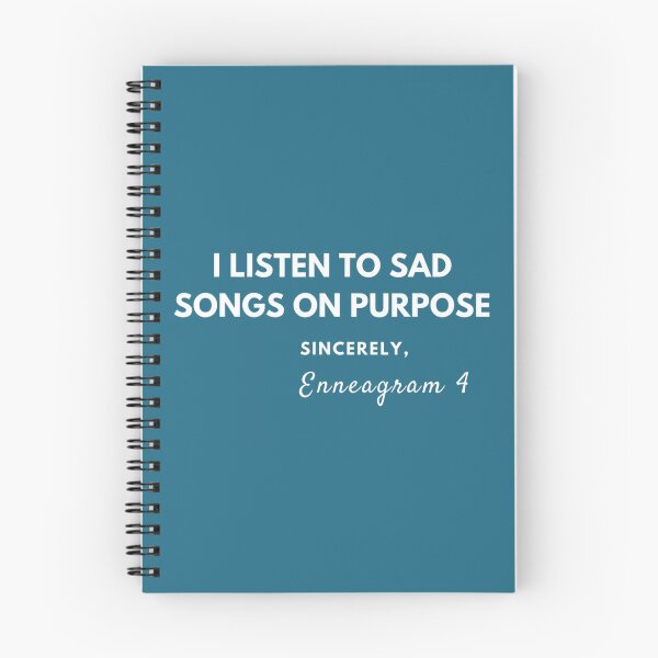 Item preview, Enneagram Personality 4 Individualist Listen To Sad Songs designed and sold by ZinEio.