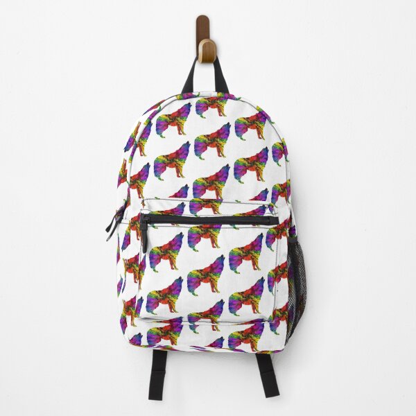 Item preview, Beautifully Designed Wolf With Rainbow Prismatic Appearance designed and sold by CreativeCranium.