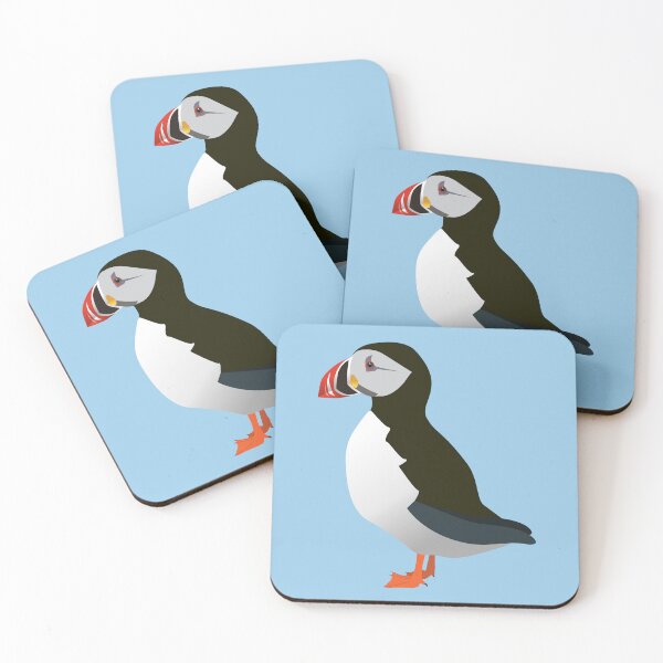 Item preview, A vector illustration of a puffin designed and sold by Bwiselizzy.
