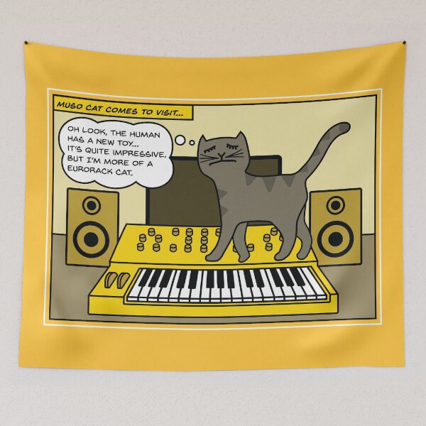 Item preview, Synth Cat Yellow designed and sold by AtomicMalibu.