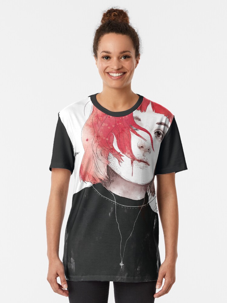Vista alternativa de Camiseta gráfica MORIR POR LA BOCA
