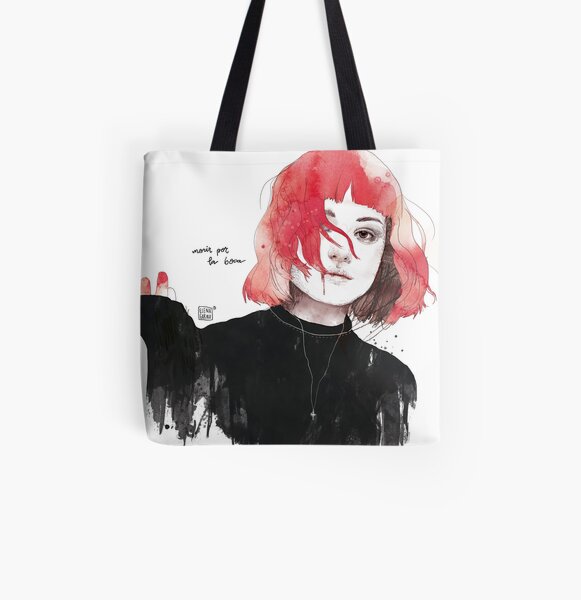 MORIR POR LA BOCA Bolsa estampada de tela