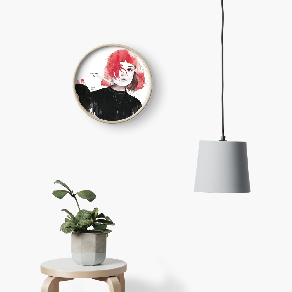DIE BY THE MOUTH Clock