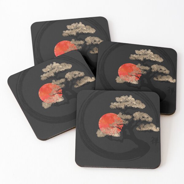 Item preview, Enso circle and bonsai tree on canvas designed and sold by IreneParson41.