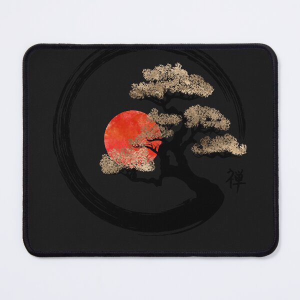 Item preview, Enso circle and bonsai tree on canvas designed and sold by IreneParson41.