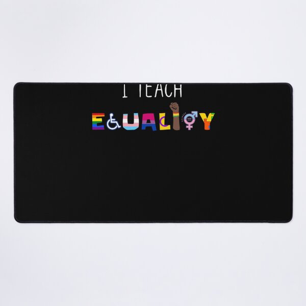 Item preview, I Teach Equality LGBT Pride Rainbow Flag Human Gay Lesbian designed and sold by LikesConnie.