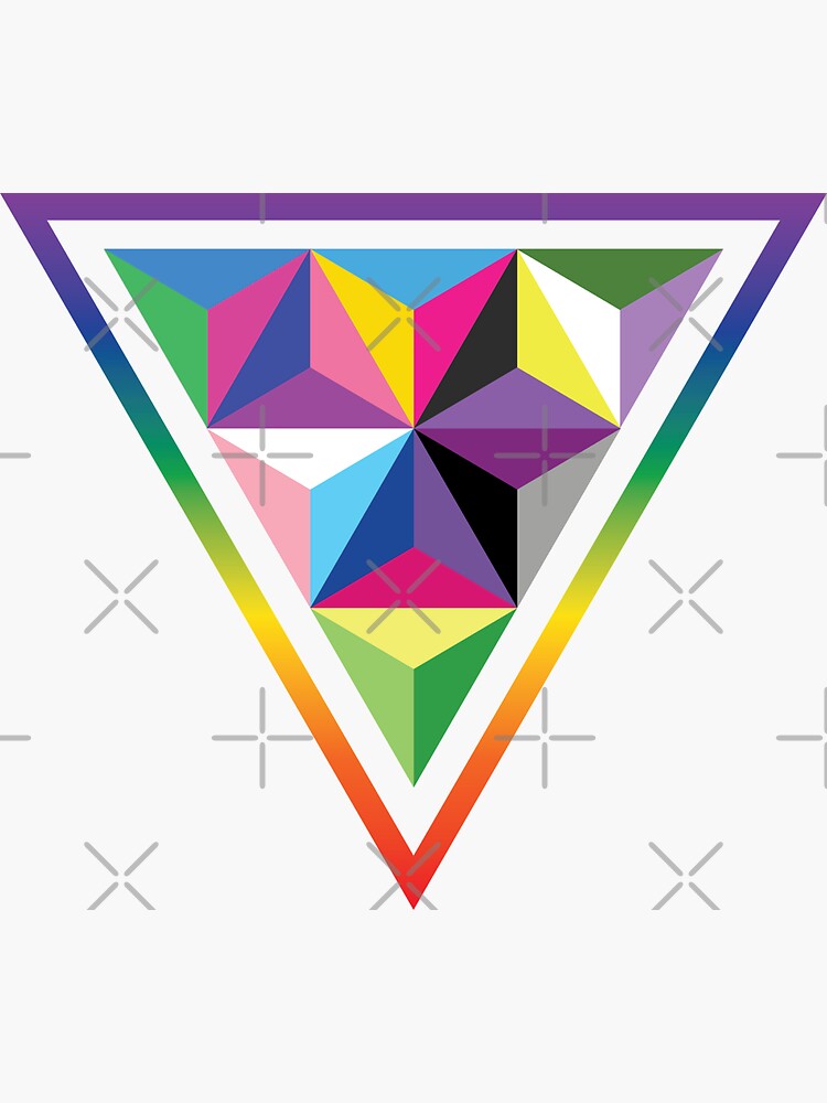 triangle gay pride symbol