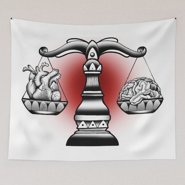 Item preview, Fkj tattoo flash scales designed and sold by franckfkj.