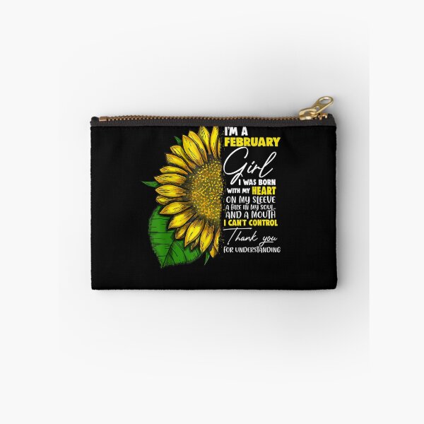 Item preview, I'm a February Girl Sunflower Born in February Birthday girl designed and sold by LikesConnie.