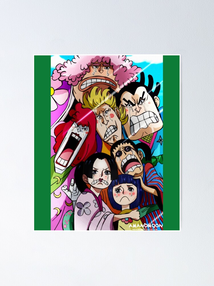 One Piece Chapter 962 Red Nine Scabbards Poster For Sale By Bertolahome Redbubble