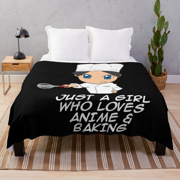 Item preview, Just a Girl Who Loves Anime And Baking Funny Animes designed and sold by LikesConnie.