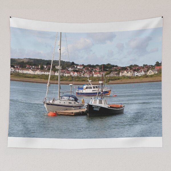 Item preview, Boats on River Conwy, Wales designed and sold by FranWest.