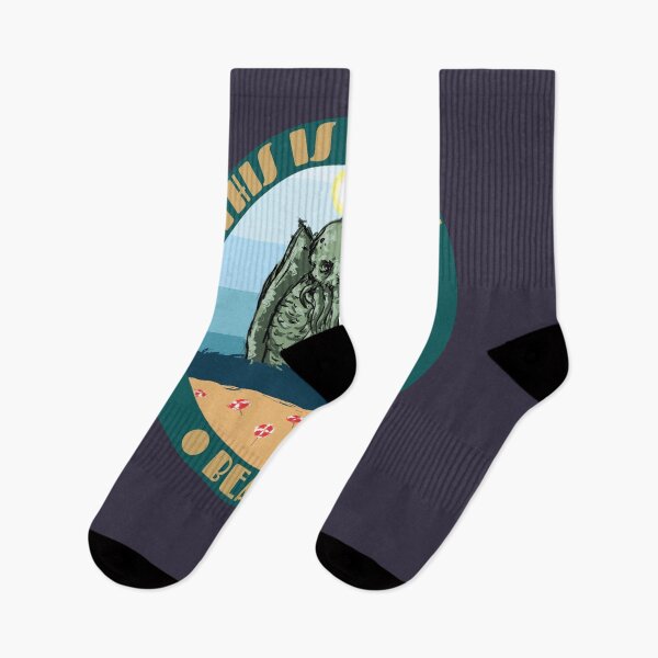 Item preview, Hombres Mujeres Cthulhu Beach Diseño Vintage designed and sold by MarlisBuhler.