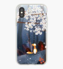 Red Fox and Cherry Bloom | What I Know about White Socks iPhone Case