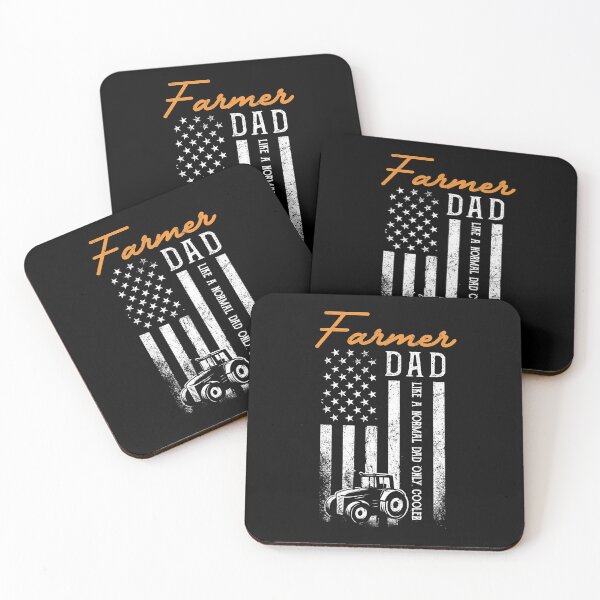 Item preview, Farmer Dad Like A Normal Dad Only Cooler USA Flag Farming designed and sold by Xtjjae.