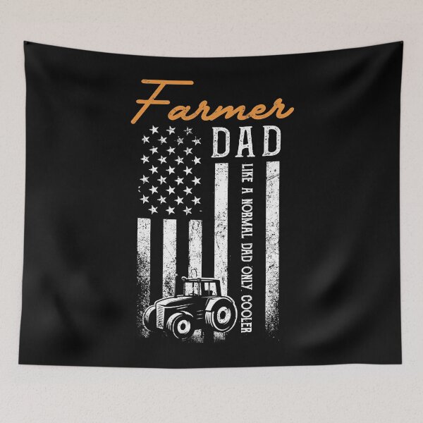 Item preview, Farmer Dad Like A Normal Dad Only Cooler USA Flag Farming designed and sold by Xtjjae.