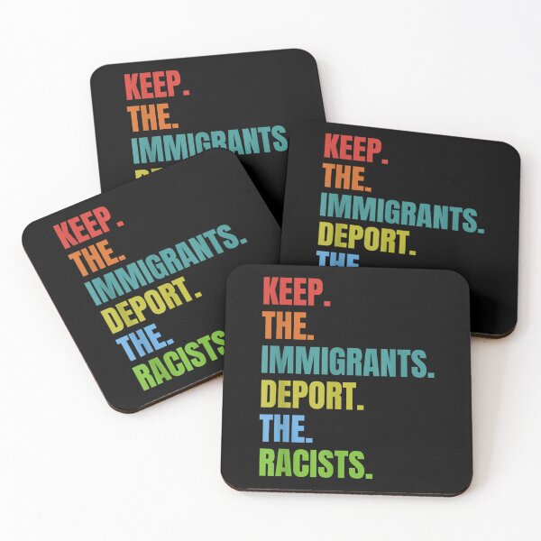 Item preview, Keep Immigrants Deport Racists Anti Racism designed and sold by LikesConnie.