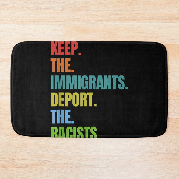 Item preview, Keep Immigrants Deport Racists Anti Racism designed and sold by LikesConnie.
