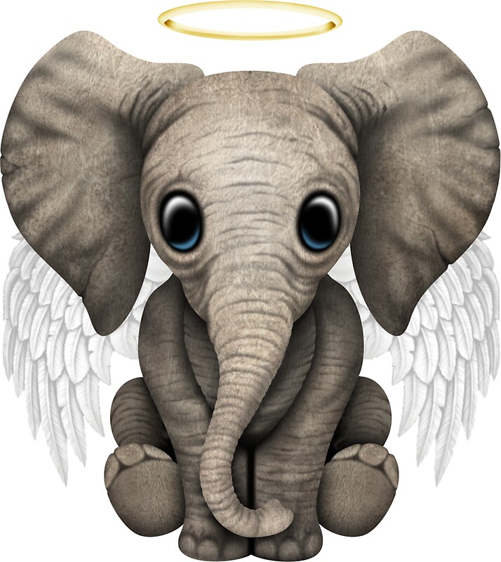 angel dear elephant lovey