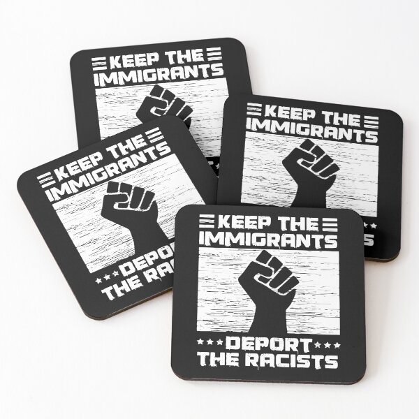 Item preview, Keep The Immigrants Deport The Racists - Anti Racism designed and sold by LikesConnie.