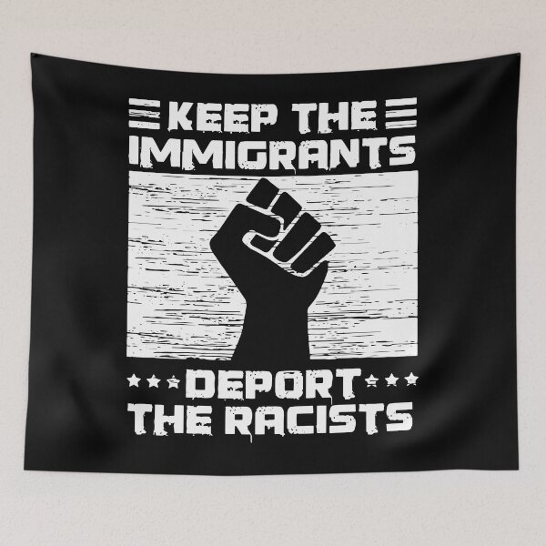 Item preview, Keep The Immigrants Deport The Racists - Anti Racism designed and sold by LikesConnie.