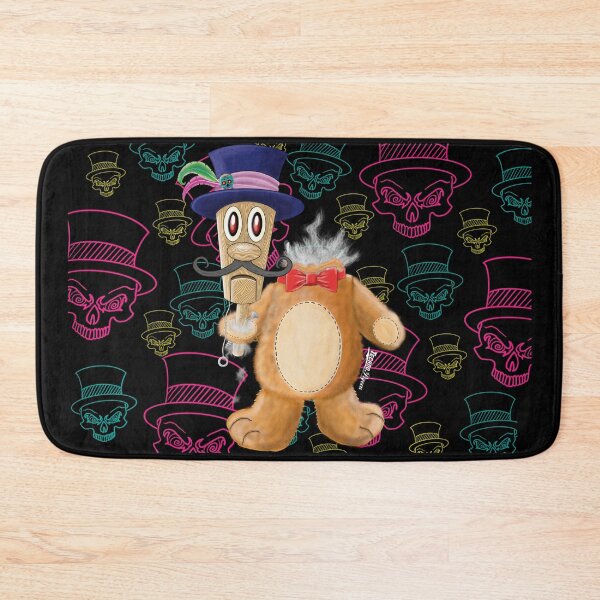 Item preview, TechnoPigeon Voodoo Teddy With Skulls Background designed and sold by TechnoPigeon.