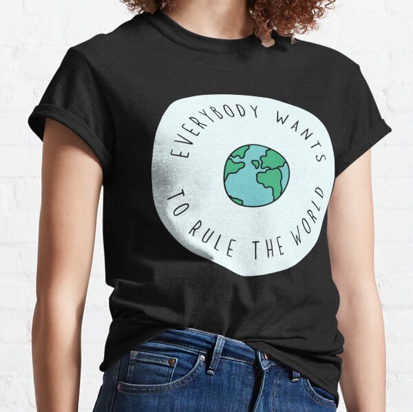 Mad World Music T-shirt Tears for Fears Lyrics Inspired 