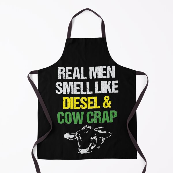 Item preview, Real Men Smell Like Diesel and Cow Crap Funny Dairy Farmer designed and sold by Xtjjae.