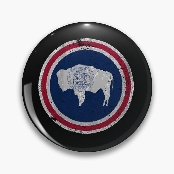 Item preview, Vintage Wyoming Flag T-Shirt designed and sold by Frank90Zoe.