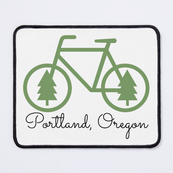 Item preview, Portland - PDX - City of Trees and Bicycles designed and sold by CorrieJacobs.
