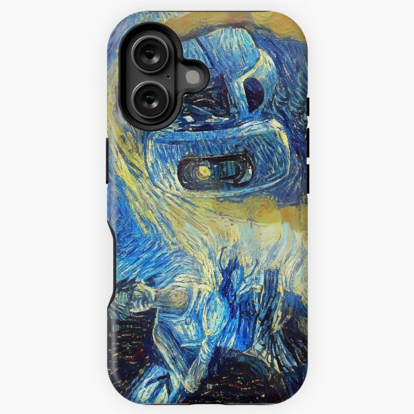 Aperçu de l'œuvre Portal Chell et GLaDOS Starry Night créée et vendue par weirdo97.