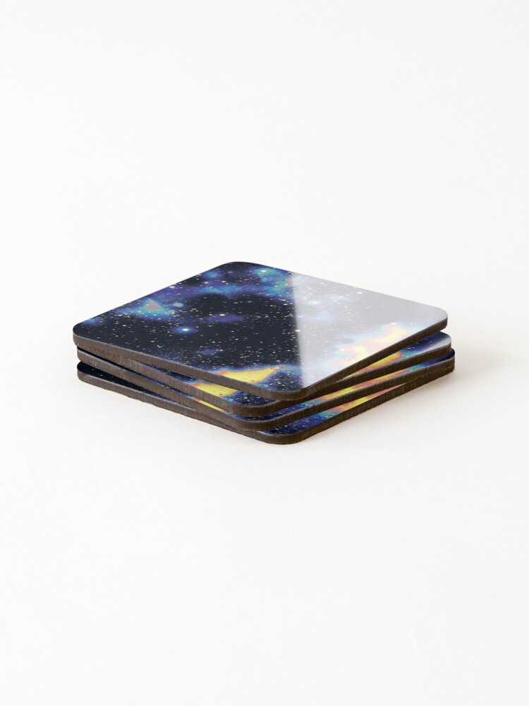 Thumbnail 4 of 5, Coasters (Set of 4), Geode Space designed and sold by Parallel-Shore.