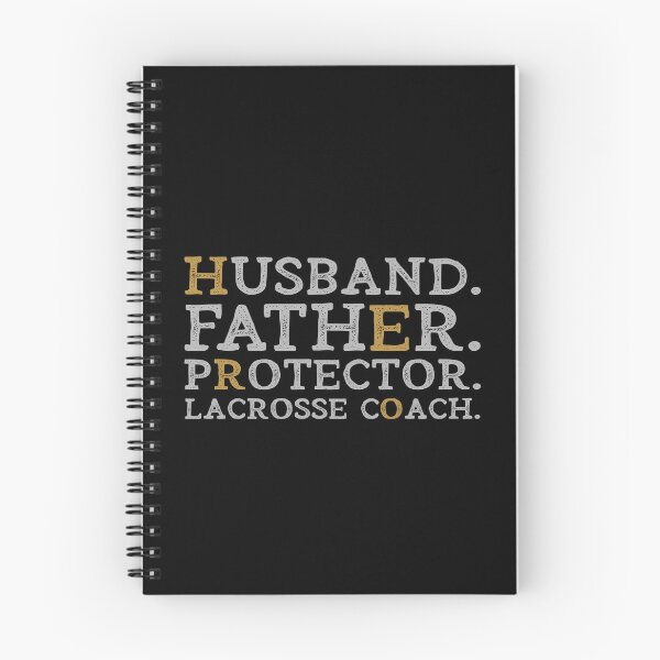 Item preview, Husband Father Protector Lacrosse Coach Hero Dad Funny Sport Lax Gift designed and sold by WYGSTORE.