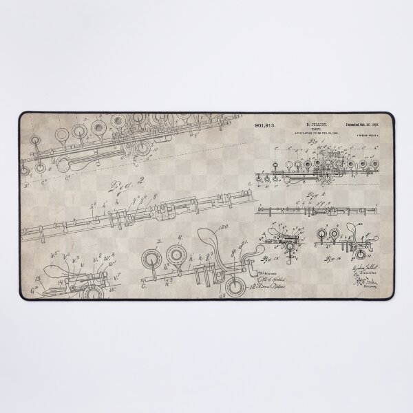 Item preview, Brevet Flûte - Art Musicien - Antiquité designed and sold by patentpress.