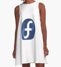 Fedora Linux A-Line Dress