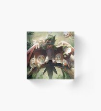 Decidueye Familia con Rowlet y Dartrix / Decidueye's Family with Rowlet and Dartrix Acrylic Block