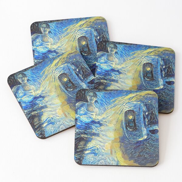 Item preview, Portal Chell and GLaDOS Starry Night designed and sold by weirdo97.