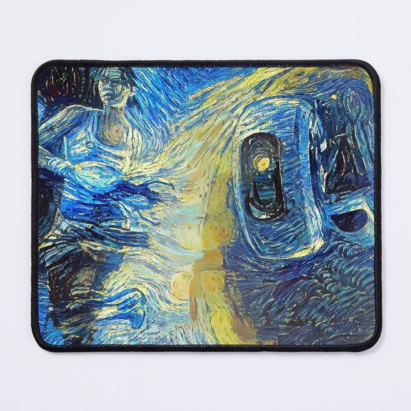 Artikelvorschau, Portal Chell and GLaDOS Starry Night entworfen und verkauft von weirdo97.