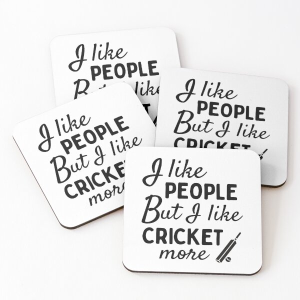 Item preview, I like people BUT I like cricket more designed and sold by TheGreenGoat.