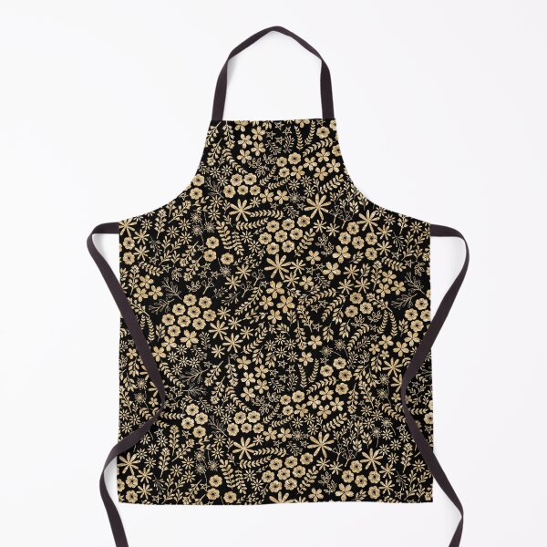 Item preview, Black and Gold Floral designed and sold by ClaireMeganArt.
